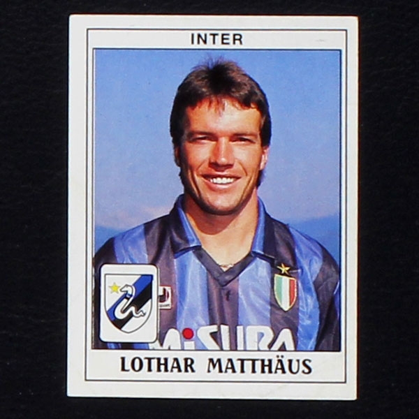 Lothar Matthäus Panini Sticker No. 165 - Calciatori 1989