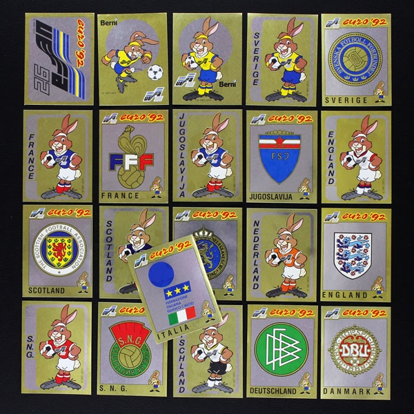 Wappensatz Panini Sticker - Euro 92