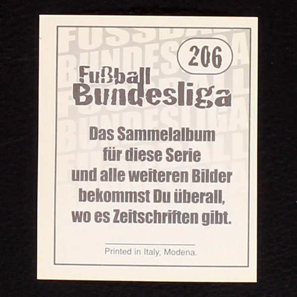 Radoslav Latal Panini Sticker No. 206 - Fußball 97