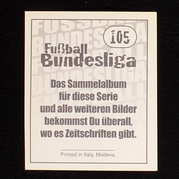 Ciriaco Sforza Panini Sticker No. 105 - Fußball 97