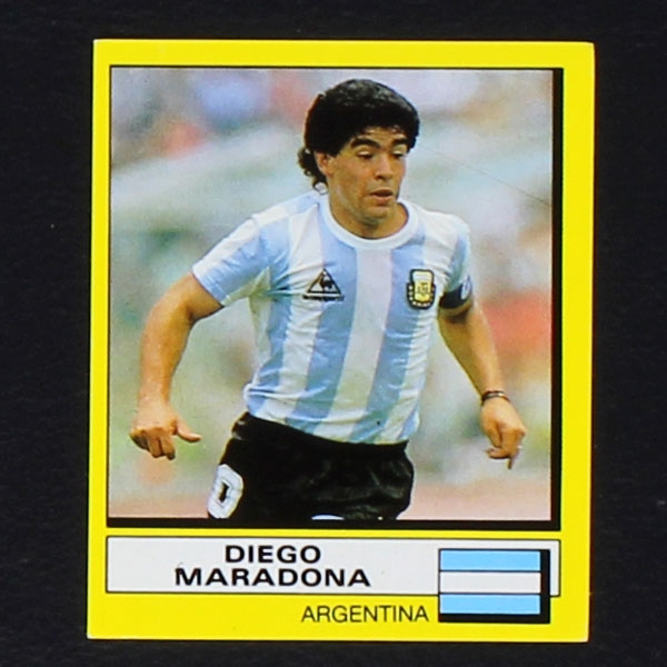 Diego Maradona Panini Sticker No. 383 - Football 88