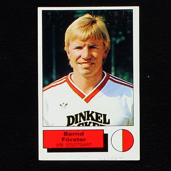 Bernd Förster Panini Sticker No. 279 - Fußball 86