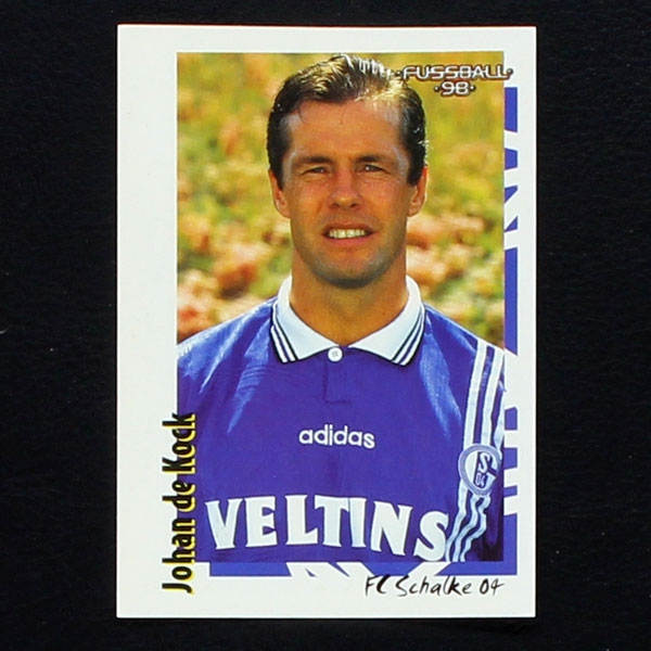 Johann de Kock Panini Sticker No. 313- Fußball 98