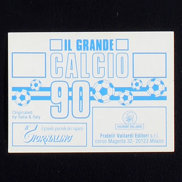 Diego Maradona Vallardi Sticker No. 417 - Il Grande Calcio 90