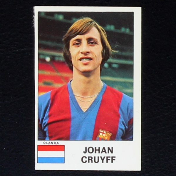 Johan Cruyff Panini Sticker No. 617 - Calciatori 1975