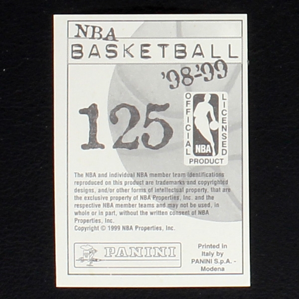 Kobe Bryant Panini Sticker No. 125 - NBA Basketball 98