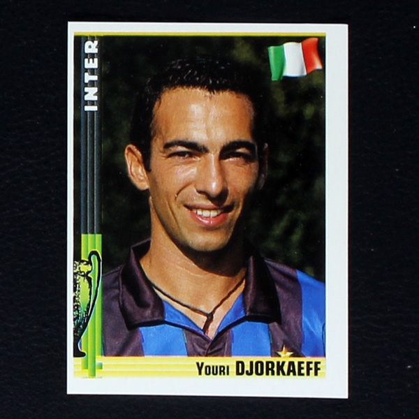 Youri Djorkaeff Panini Sticker No. 43 - Euro Football 1998-99