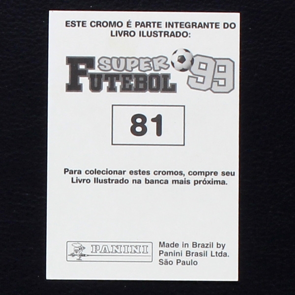 Demetrio Albertini Panini Sticker No. 81 - Super Futebol 99