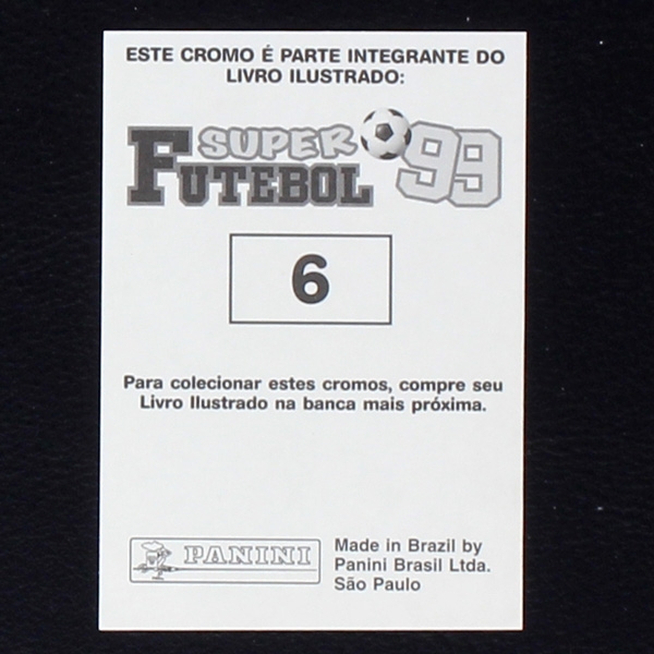 Bogdan Stelea Panini Sticker No. 6 - Super Futebol 99