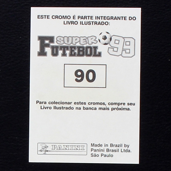 Josep Guardiola Panini Sticker No. 90 - Super Futebol 99