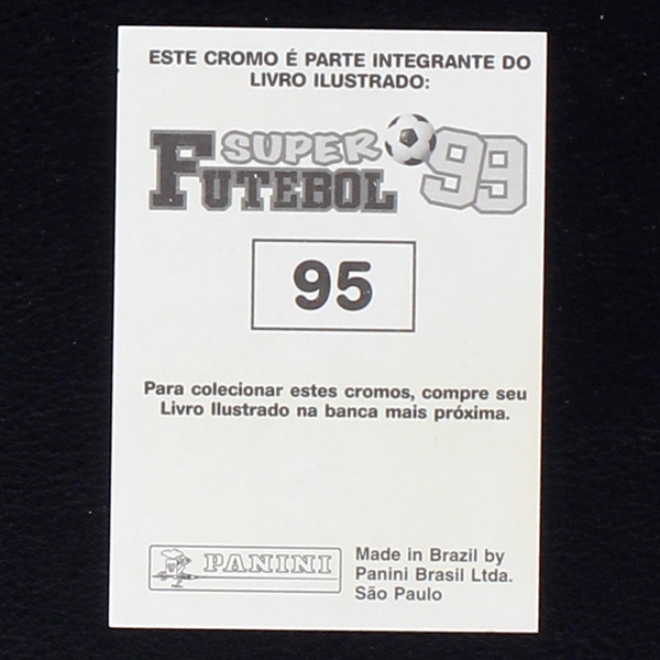 Clarence Seedorf Panini Sticker No. 95 - Super Futebol 99