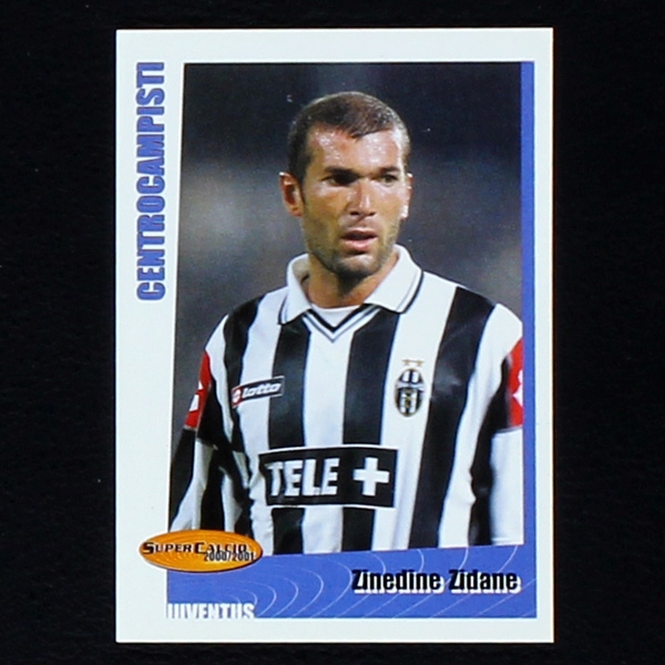 Zinedine Zidane Panini Sticker No. 160 - Super Calcio 2000