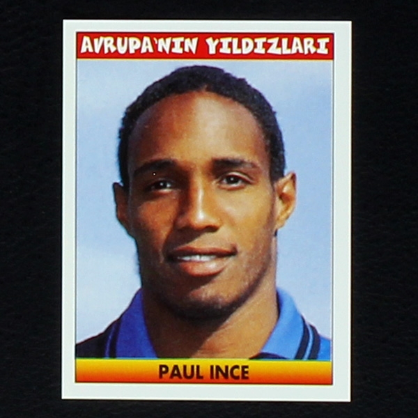 Paul Ince Panini Sticker No. 251 - Türkiye 1. Futbol Ligi 1996