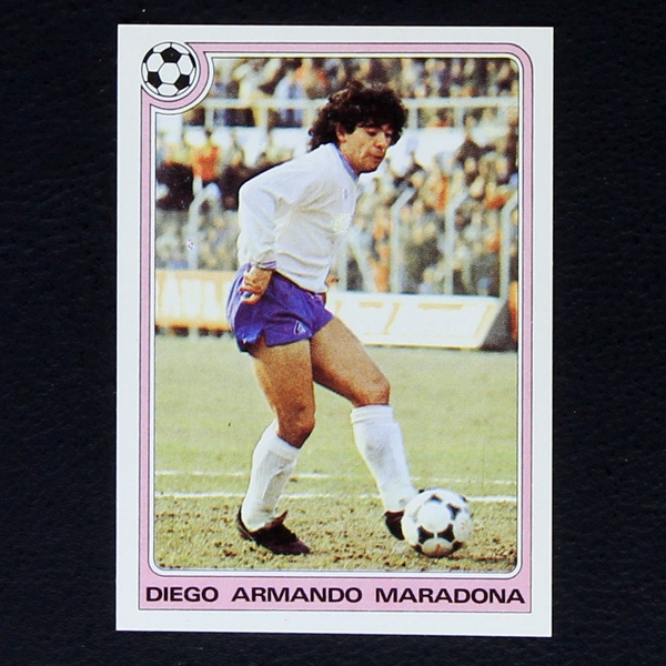Diego Maradona Panini Sticker No. 160 - Supercalcio 1985