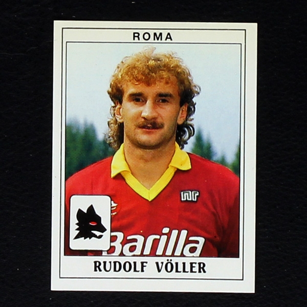 Rudi Völler Panini Sticker No. 278 - Calciatori 1989