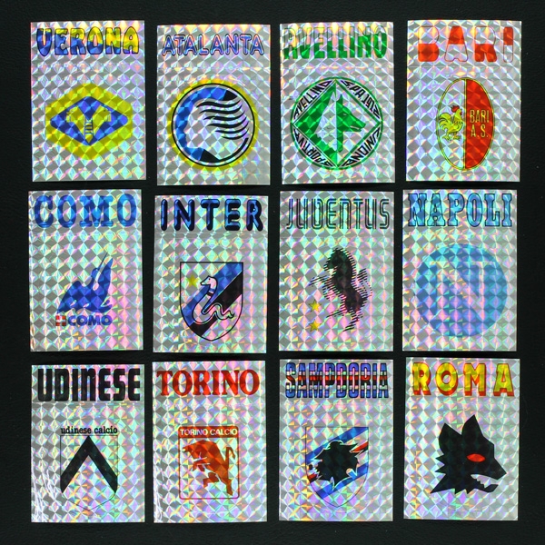 Supercalcio 1985 Panini 12 Sticker Badges