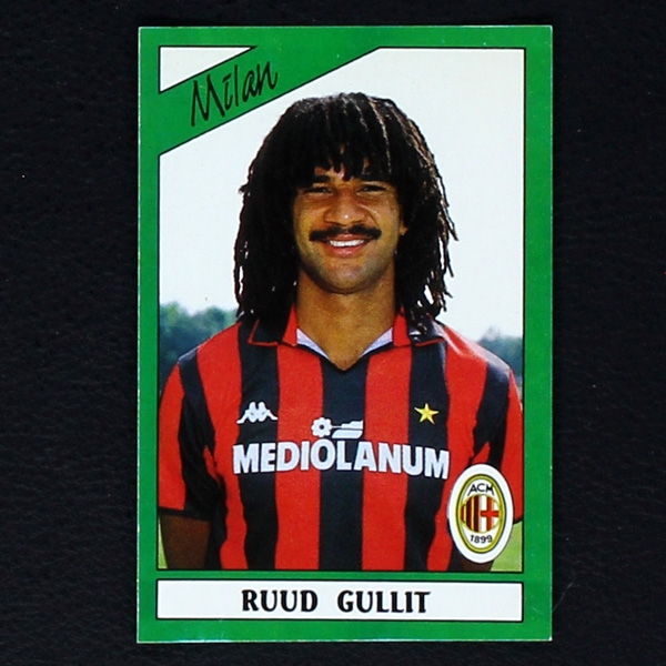 Ruud Gullit Panini Sticker No. 161 - Calciatori 1987