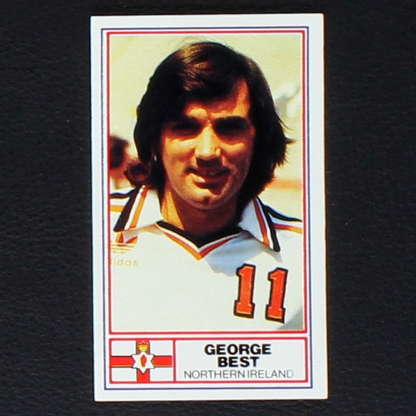 George Best Rothmans Card - Football International Stars 1984