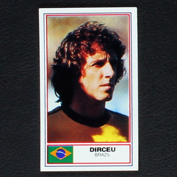 Dirceu Rothmans Card - Football International Stars 1984