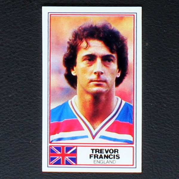 Trevor Francis Rothmans Card - Football International Stars 1984