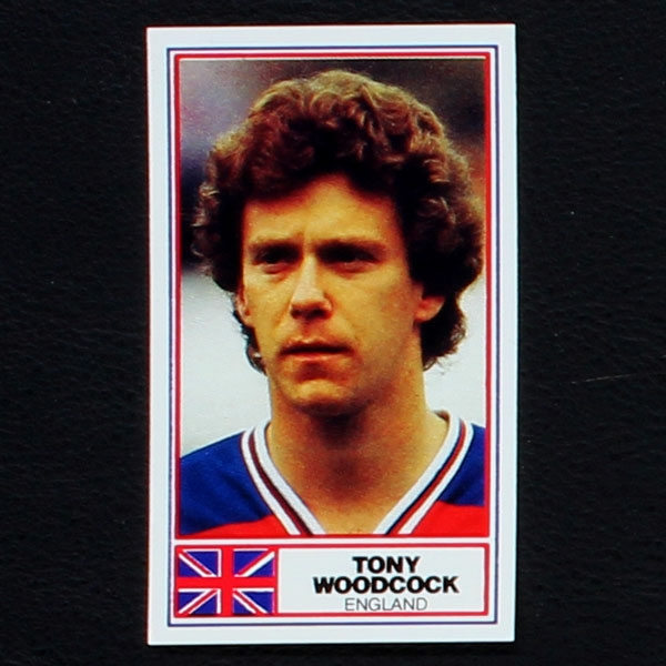 Tony Woodcock Rothmans Card - Football International Stars 1984