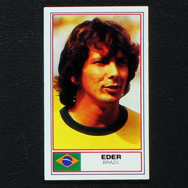 Eder Rothmans Card - Football International Stars 1984