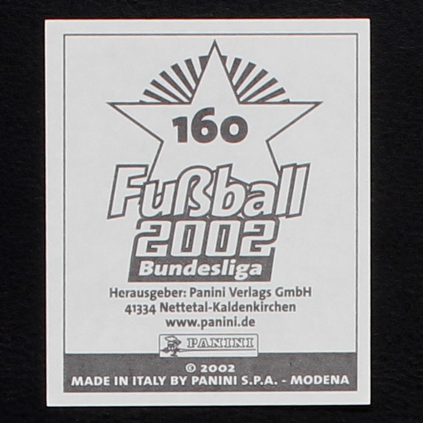 Youri Mulder Panini Sticker No. 160 - Fußball 2002