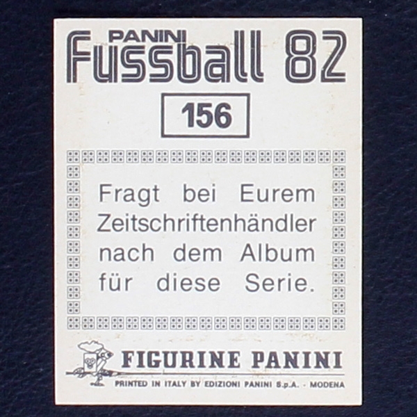 Eintracht Frankfurt Panini Sticker No. 156 - Fußball 82