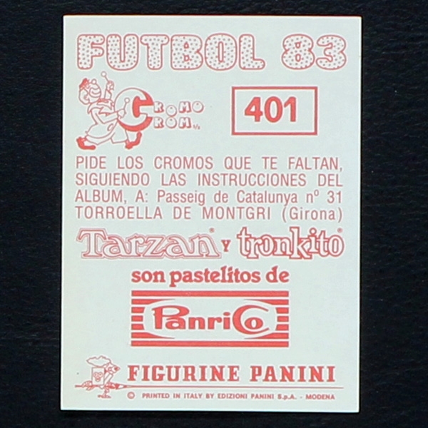 Francesco Graziani Panini Sticker No. 401 - Futbol 83