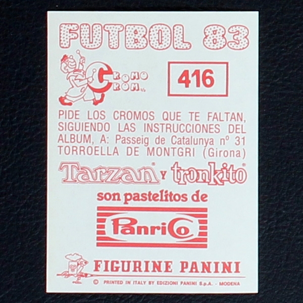 Jean-Amadou Tigana Panini Sticker No. 416 - Futbol 83