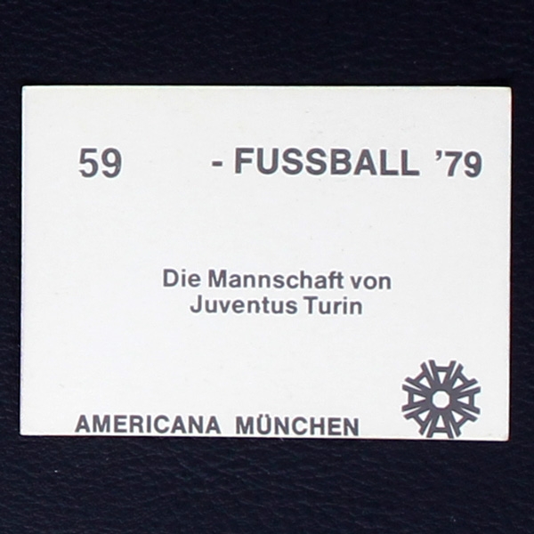 Juventus Turin Team Americana Sticker No. 59 - Fußball 79