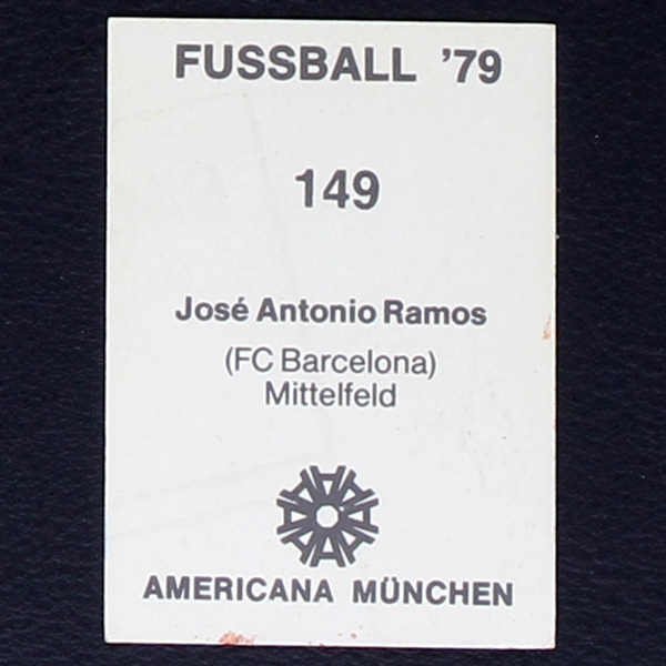 Jose Antonio Ramos Americana Sticker No. 149 - Fußball 79