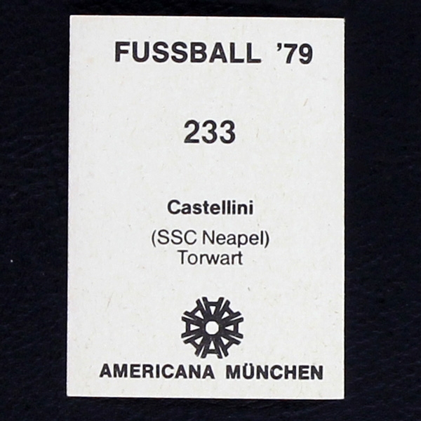 Castellini Americana Sticker No. 233 - Fußball 79