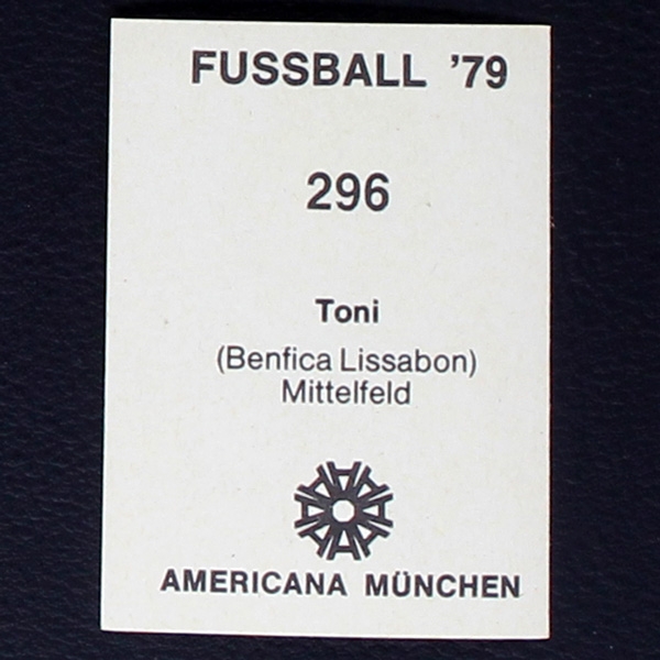 Toni Americana Sticker No. 296 - Fußball 79