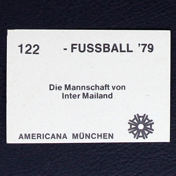 Inter Mailand Team Americana Sticker No. 122 - Fußball 79