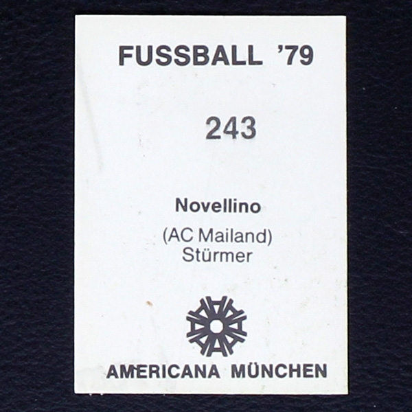 Novellino Americana Sticker No. 243 - Fußball 79