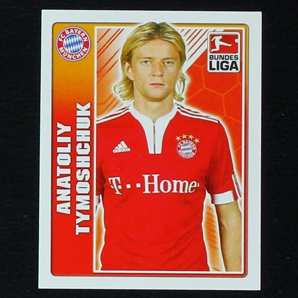 Anatoliy Tymoshchuk Topps Sticker No. 322 - Fußball 2009