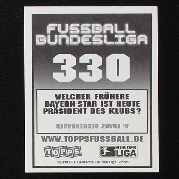 Luca Toni Topps Sticker No. 330 - Fußball 2009