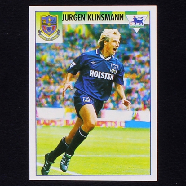 Jürgen Klinsmann Merlin Sticker No. 460 - Premier League 95