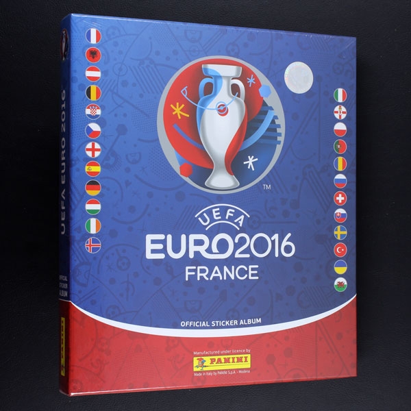 100 Tüten Panini EURO 2016 Hardcover Deluxe Leeralbum Set Updates NEU 