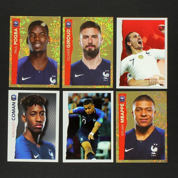 Au plus pres des Bleus Panini Sticker Album komplett