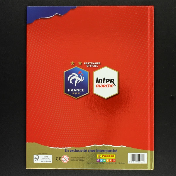 Au plus pres des Bleus Panini Sticker Album komplett