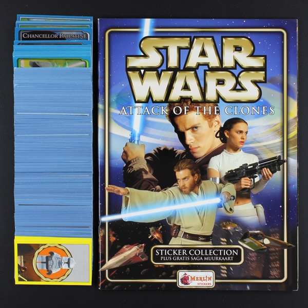 Star Wars EP 2 Merlin Sticker Album komplett