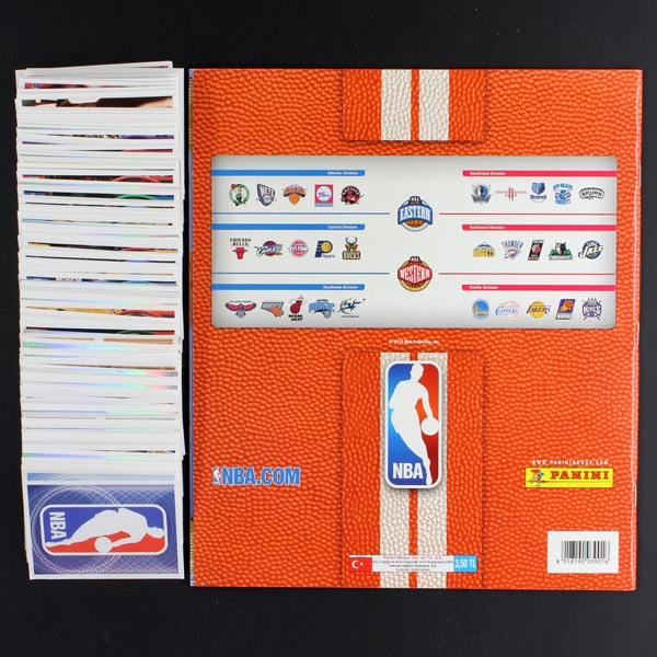 NBA Basketball 2010 Panini sticker album + Rookie Stephen Curry