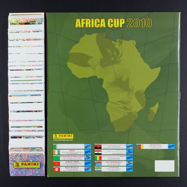 Africa Cup 2010 Panini sticker album complete