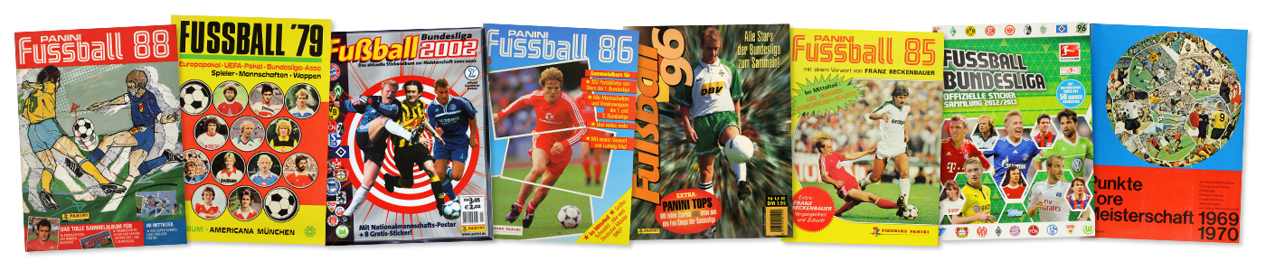 Panini Fußball Bundesliga Sticker Alben