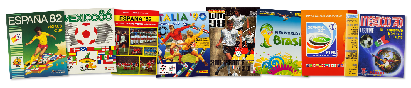 Panini World Cup Sticker Alben