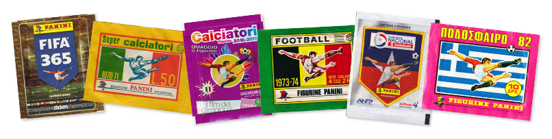 Panini Sticker Tüte mit Fußball Logo