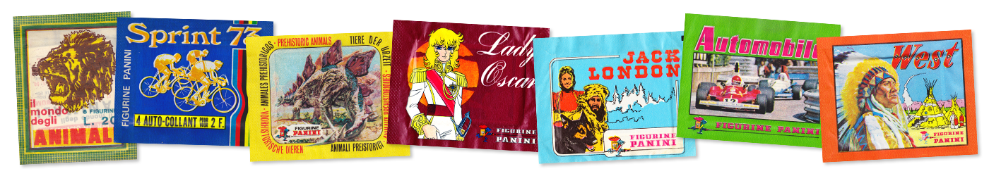 Panini Sticker Bags 1970-1979